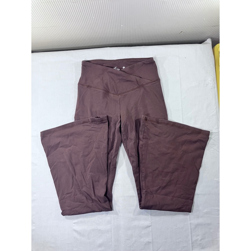 Hollister‎ Ultra High Rise Flare Leggings Pants Brown XS Short